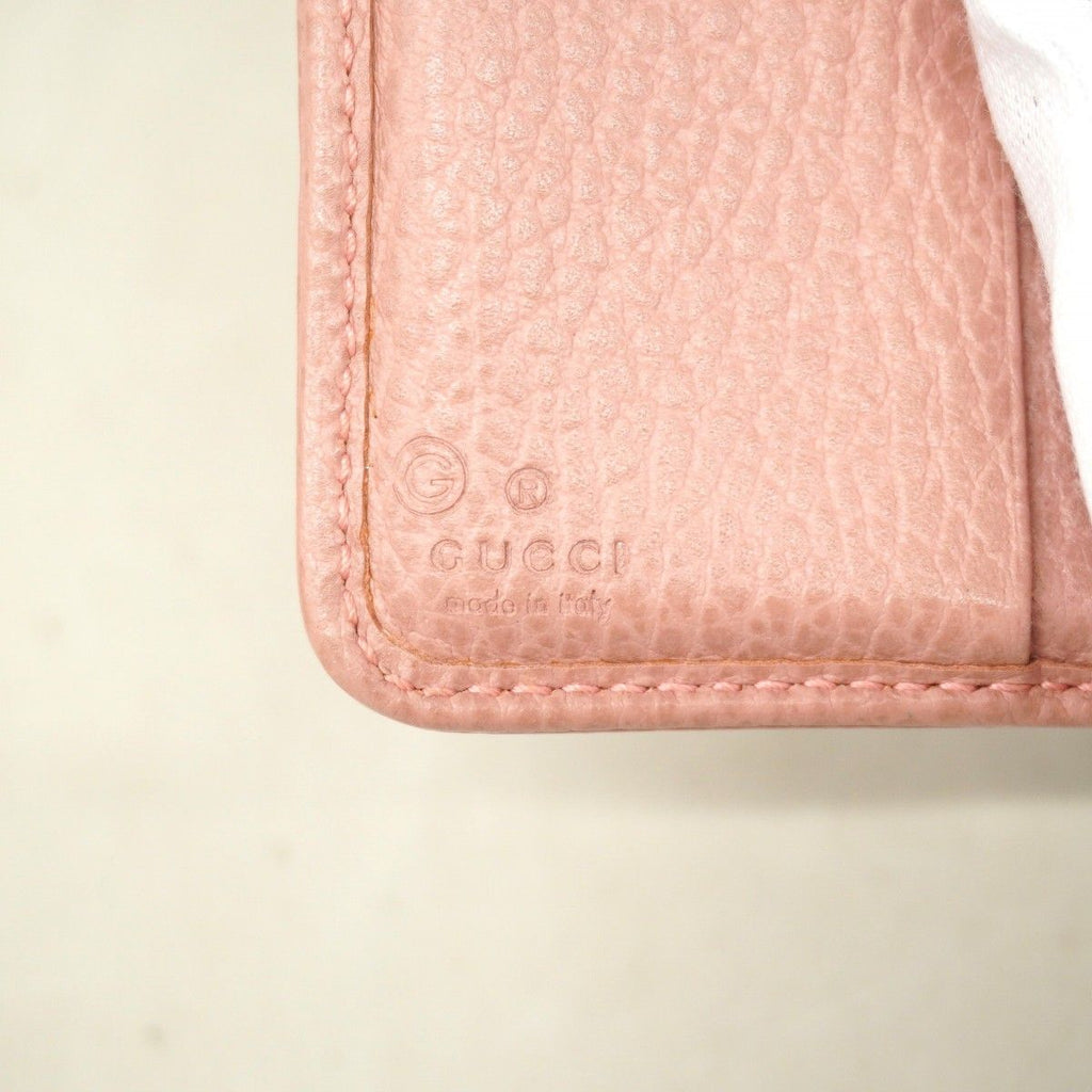 Gucci Wallet GG Canvas Brown Pink Gold — view 4