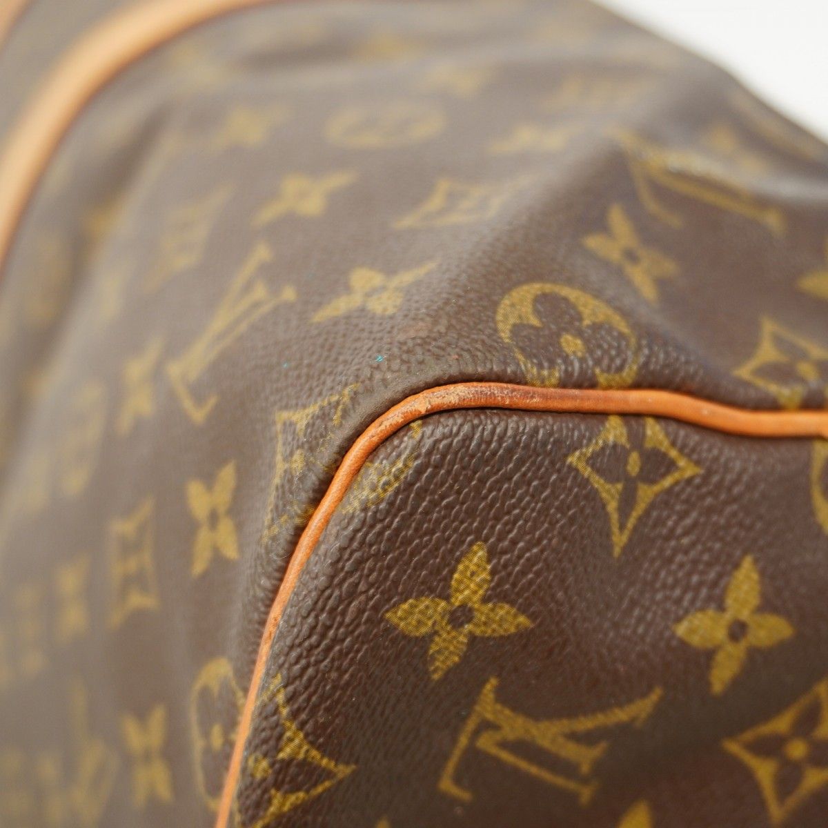 Louis Vuitton Boston Bag Monogram Keepall 55 Brown — view 6