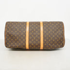 Louis Vuitton Boston Bag Monogram Keepall 55 Brown — view 3