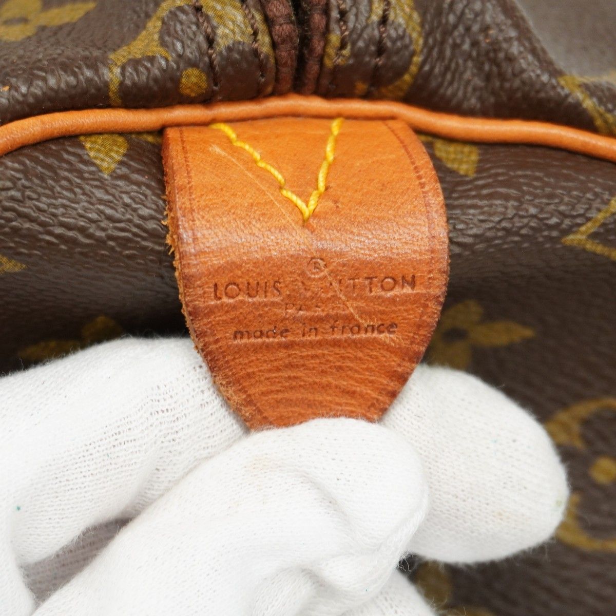 Louis Vuitton Boston Bag Monogram Keepall 55 Brown — view 5