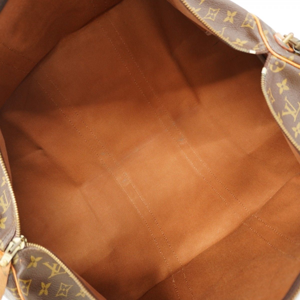 Louis Vuitton Boston Bag Monogram Keepall 55 Brown — view 4