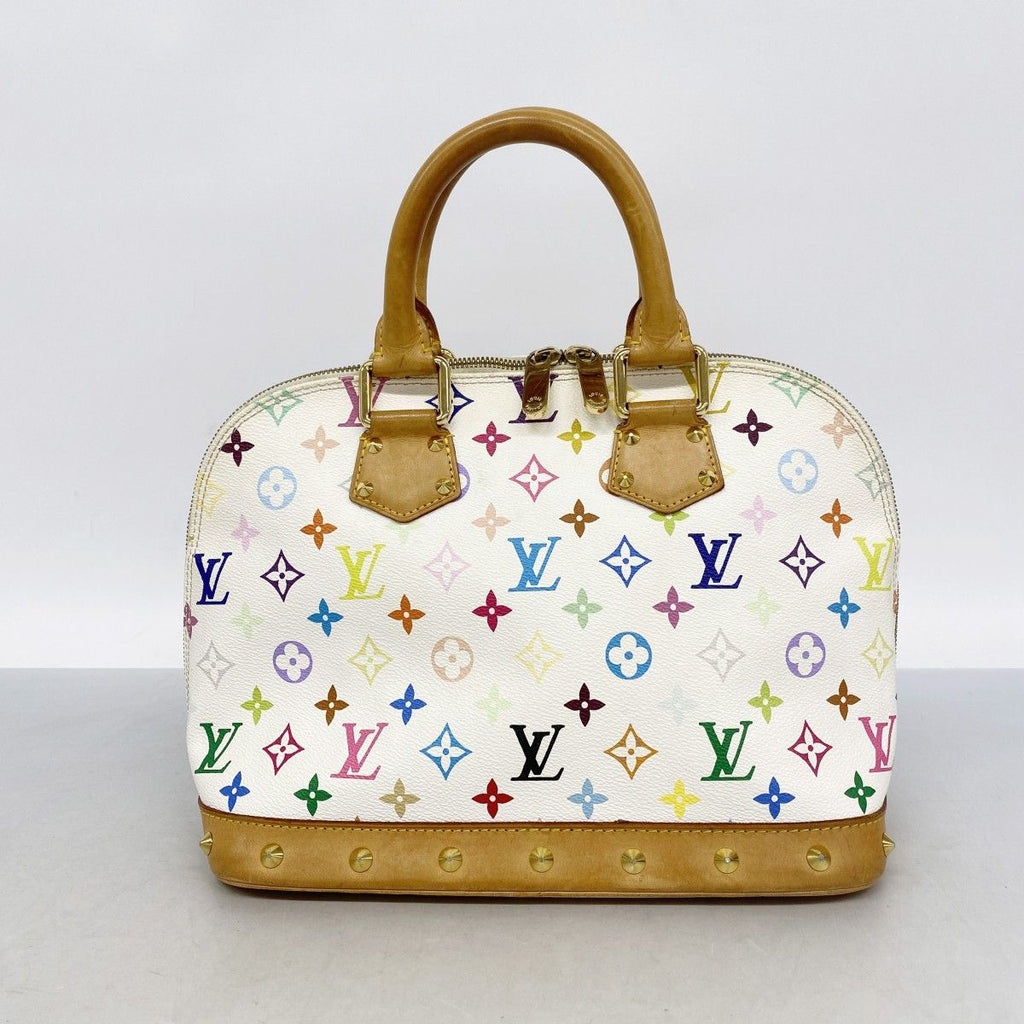 Louis Vuitton Handbag Monogram Multicolor Alma Blanc — view 9