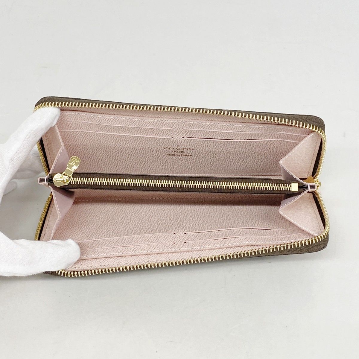 Louis Vuitton Wallet Monogram Portefeuille Clemence Rose Velours — view 3