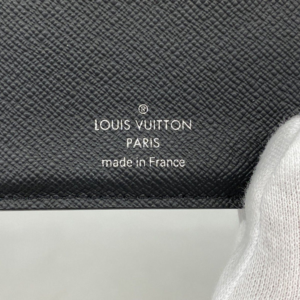 Louis Vuitton Wallet Taiga Portefeuille Marco NM Black — view 4