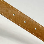 Hermes Belt Constance Box Calf Courchevel Black Gold — view 5