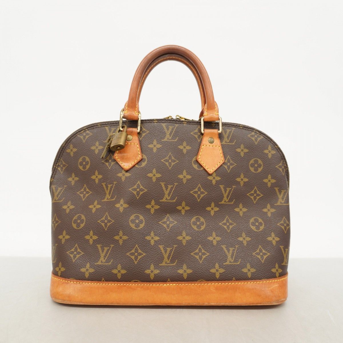 Louis Vuitton Handbag Monogram Alma Brown — view 9