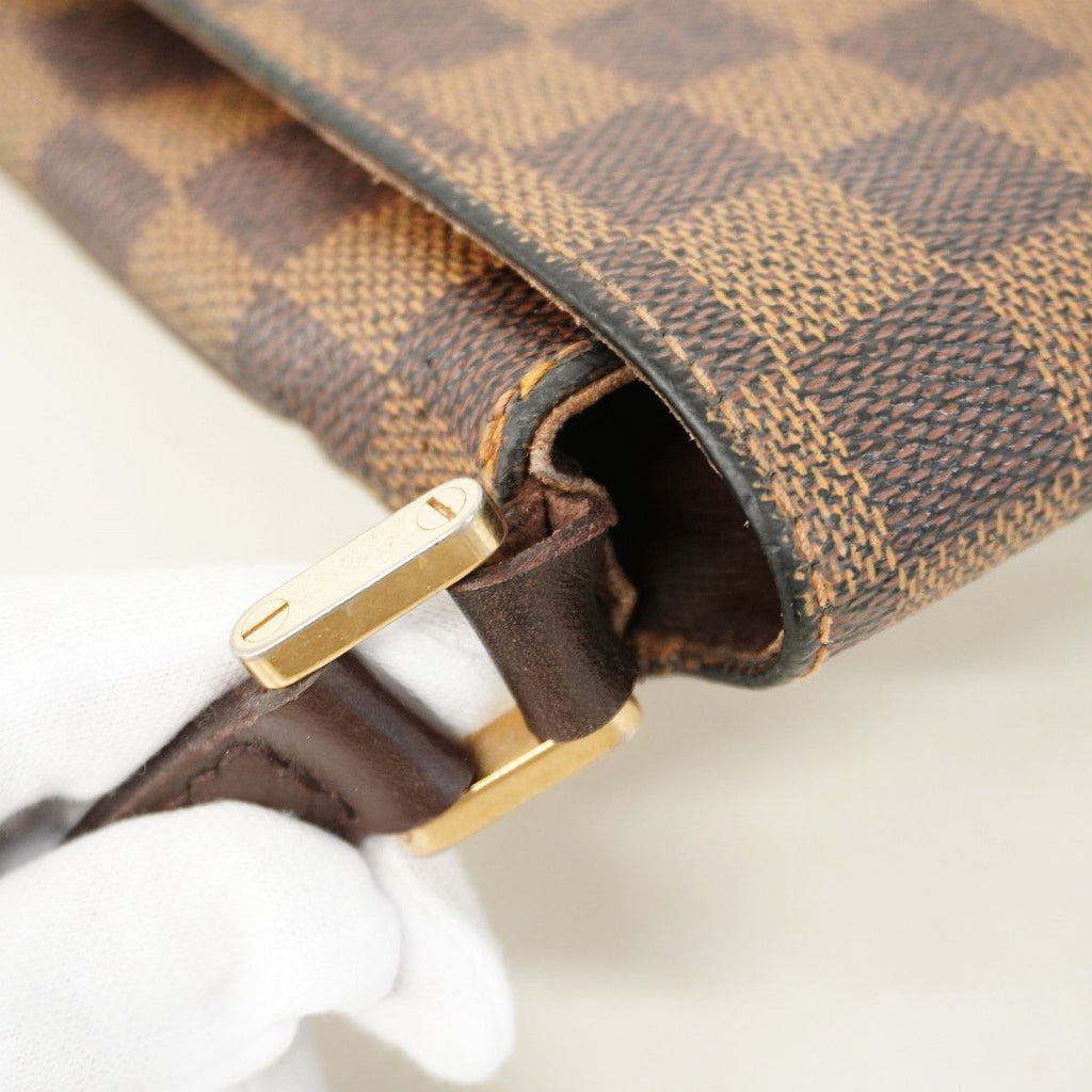 Louis Vuitton Shoulder Bag Damier Musette Tango Long Strap Ebene — view 7