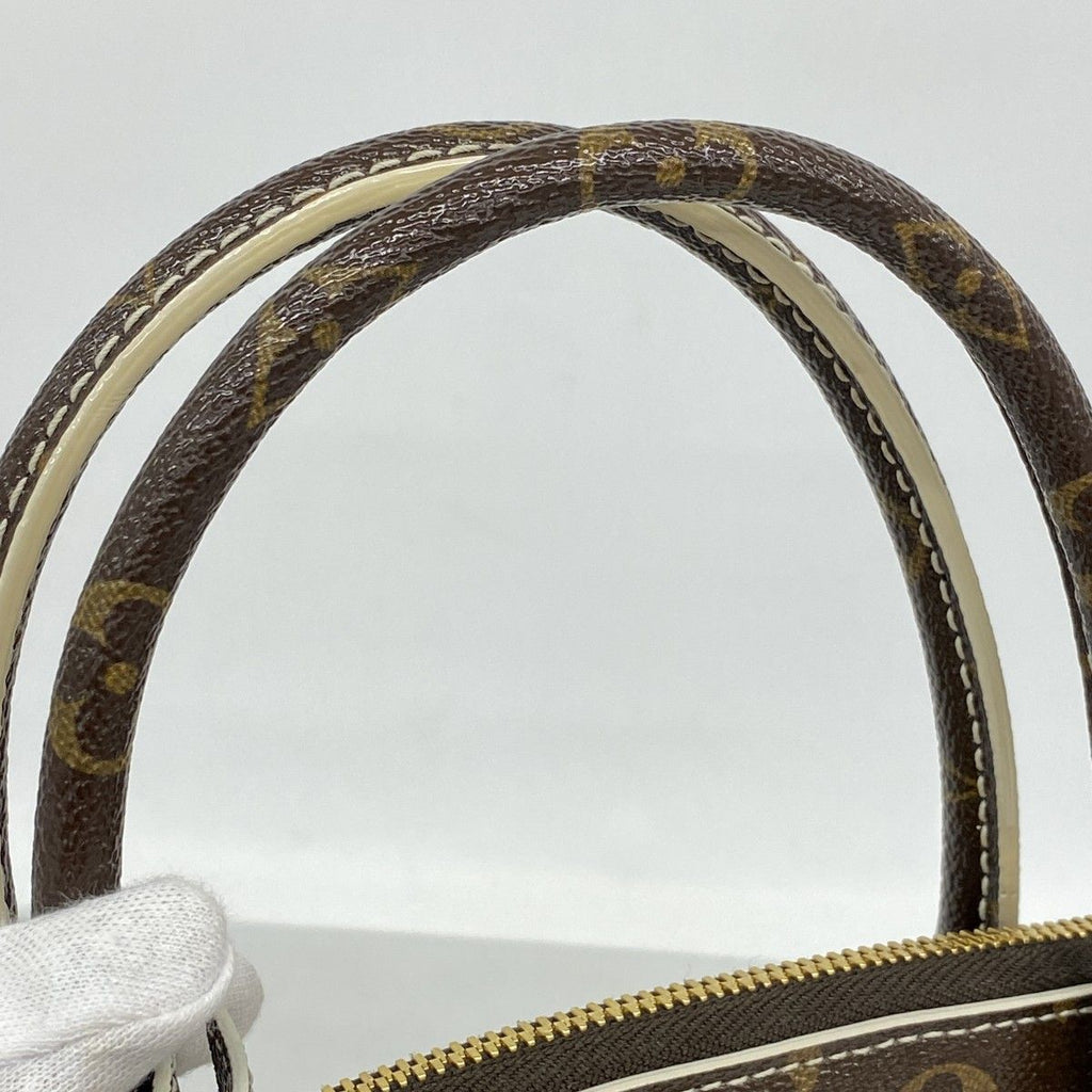 Louis Vuitton Handbag Shiny Monogram Rockit Brown — view 7