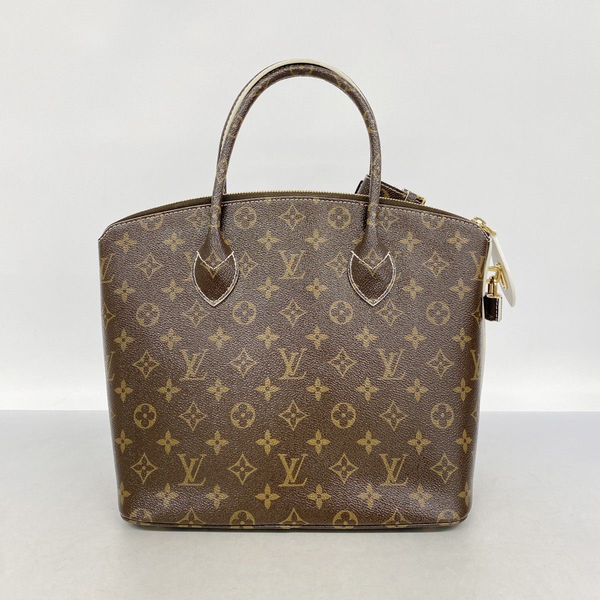 Louis Vuitton Handbag Shiny Monogram Rockit Brown — view 8
