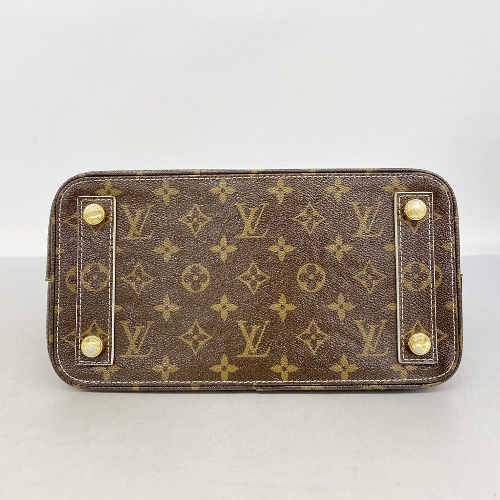 Louis Vuitton Handbag Shiny Monogram Rockit Brown — view 3