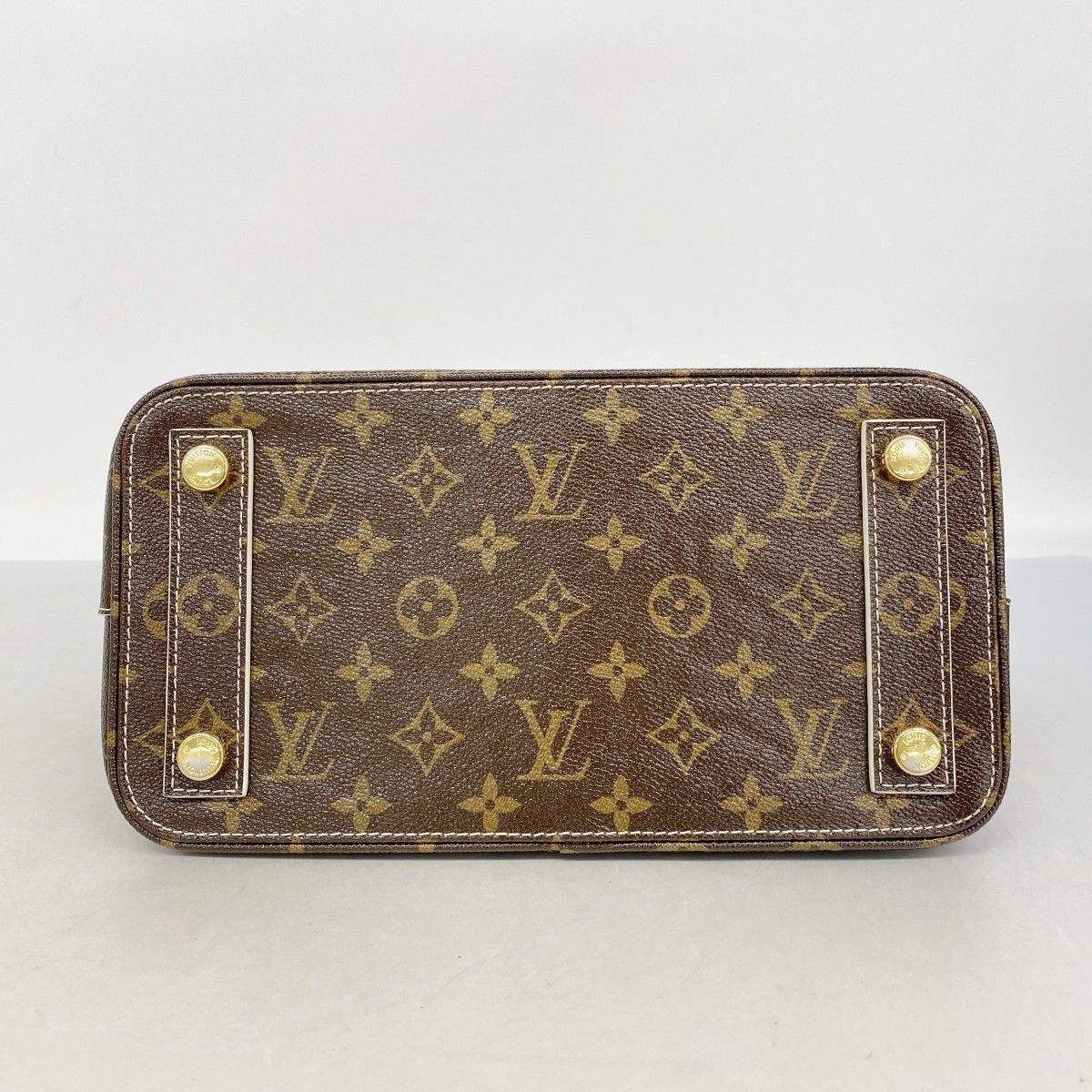 Louis Vuitton Handbag Shiny Monogram Rockit Brown — view 3