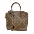Louis Vuitton Handbag Shiny Monogram Rockit Brown