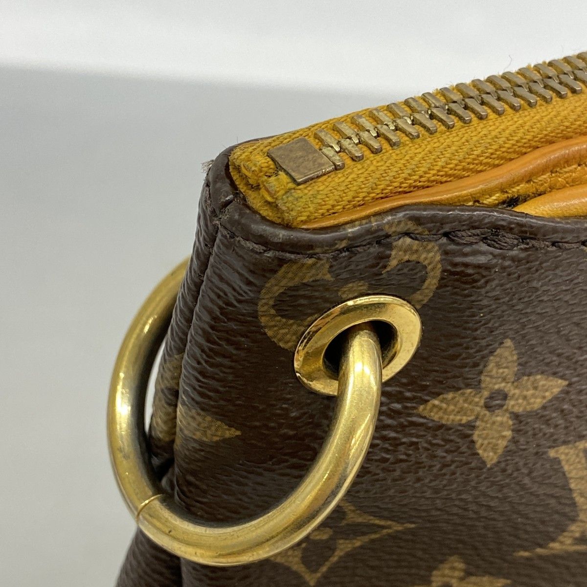 Louis Vuitton Handbag Monogram Pallas Saffron 2-Way — view 9