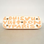 Louis Vuitton Handbag Graffiti Alma Horizontal White Beige — view 3