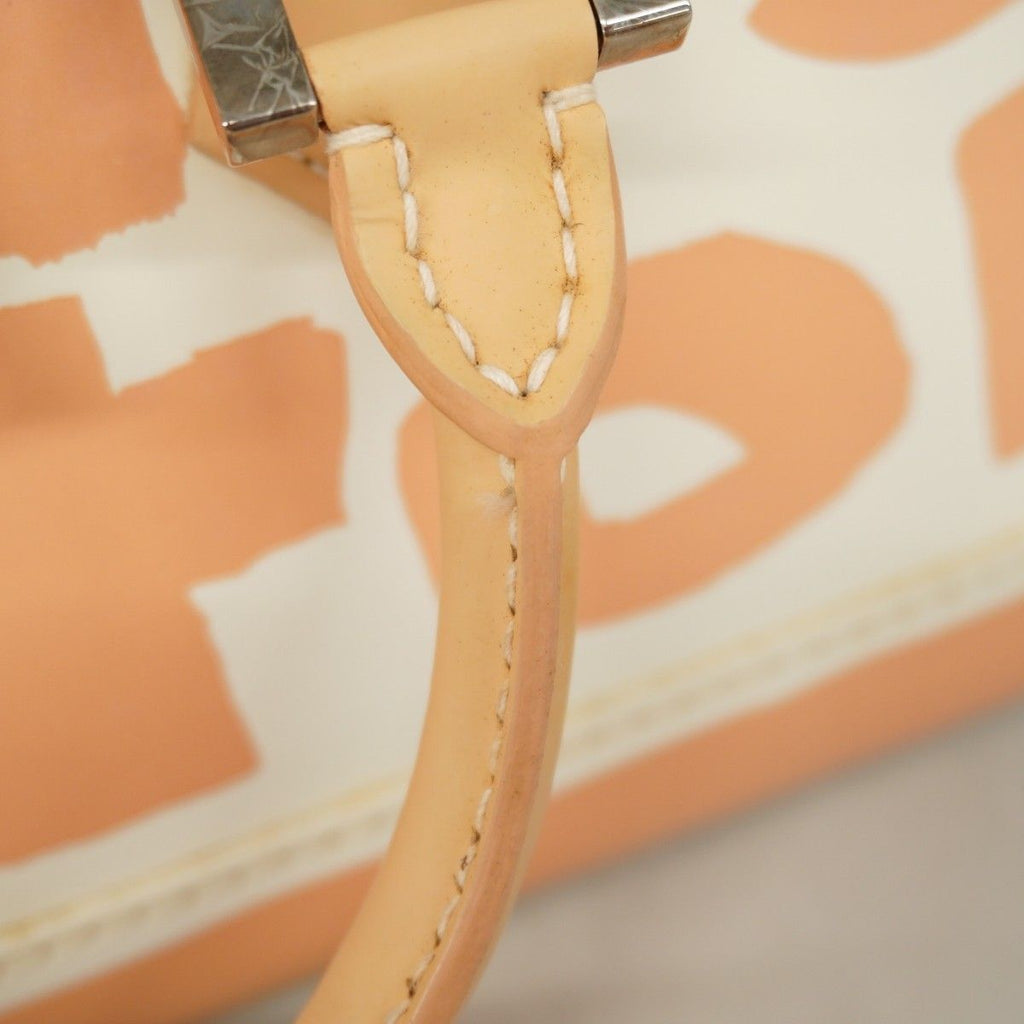 Louis Vuitton Handbag Graffiti Alma Horizontal White Beige — view 9