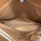 Celine Handbag Macadam Brown Gold — view 9