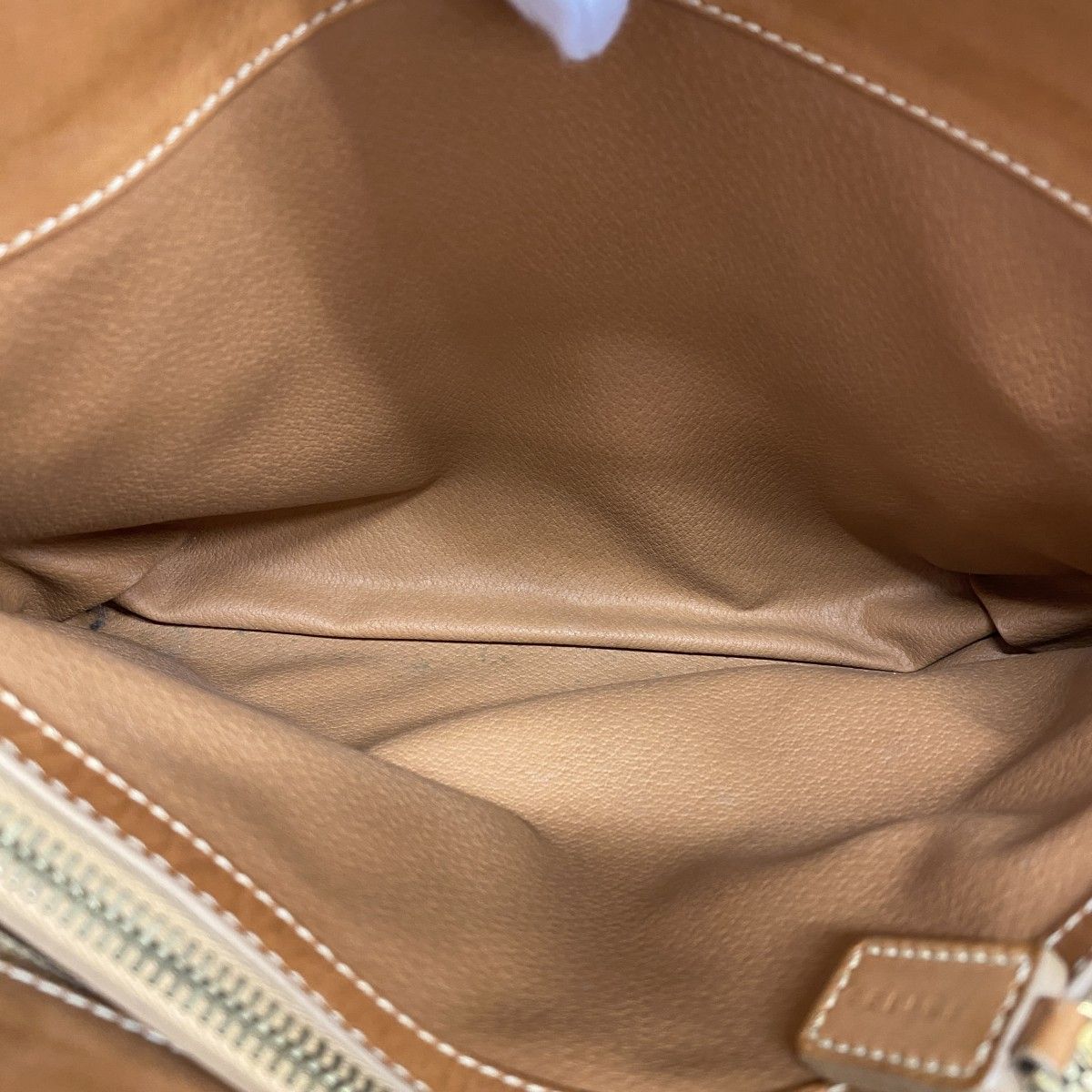 Celine Handbag Macadam Brown Gold — view 9