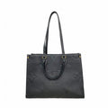 Louis Vuitton Tote Monogram Empreinte On The Go MM Noir 2-Way