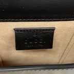 Gucci Shoulder Bag Horsebit Leather Black Gold — view 5