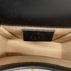 Gucci Shoulder Bag Horsebit Leather Black Gold — view 4