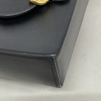 Gucci Shoulder Bag Horsebit Leather Black Gold — view 6