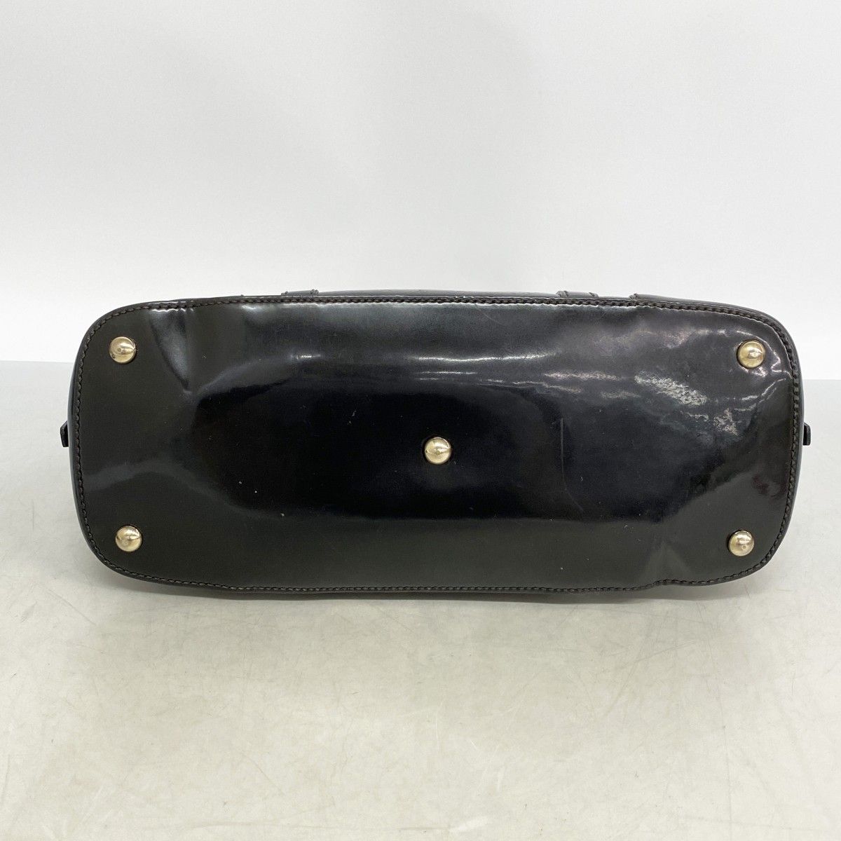 Gucci Handbag Micro Guccissima Enamel Black Gold 2-Way — view 3
