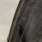 Gucci Handbag Micro Guccissima Enamel Black Gold 2-Way — view 7