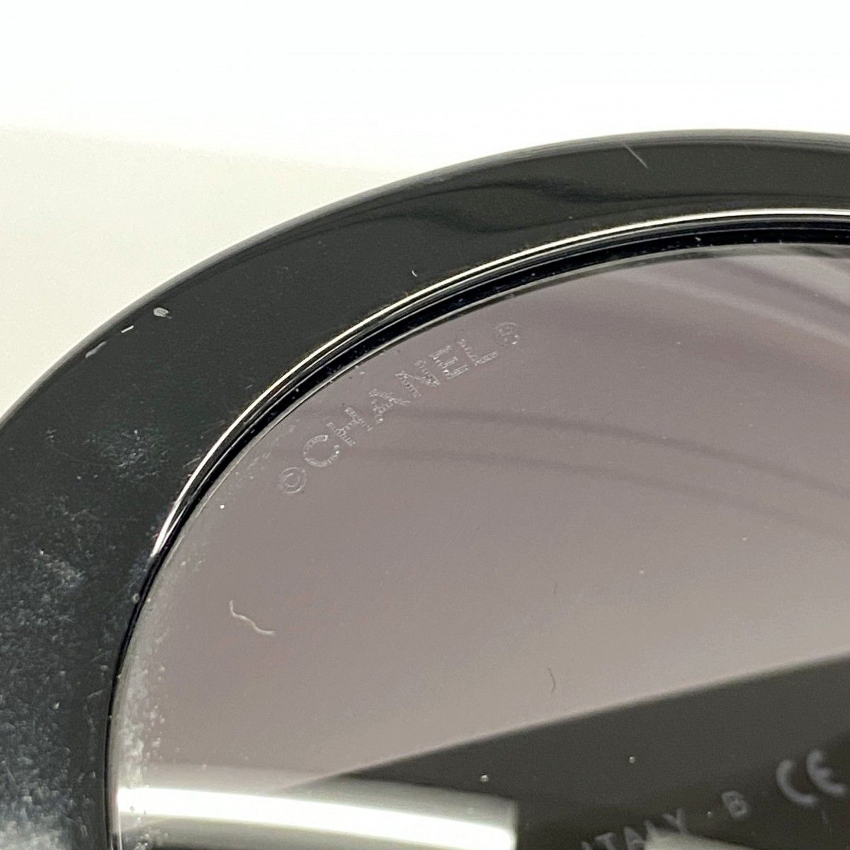 Chanel Sunglasses Acetate Black Silver Eyewear — view 5