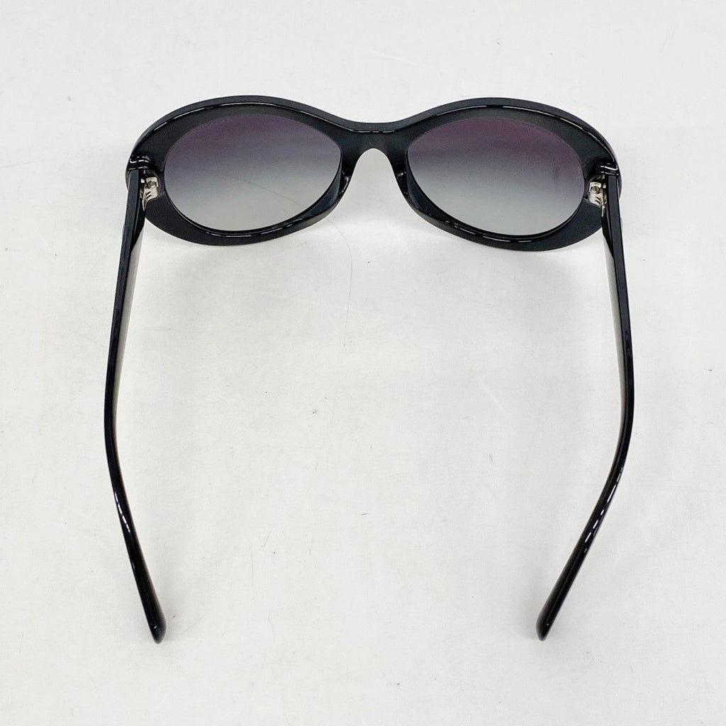 Chanel Sunglasses Acetate Black Silver Eyewear — view 8