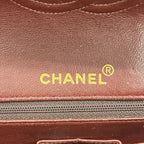 Chanel Shoulder Bag Quilted Lambskin Black Gold — view 5