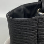 Chanel Tote Paris Biarritz Canvas Black Silver — view 8