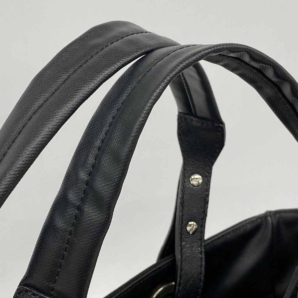 Chanel Tote Paris Biarritz Canvas Black Silver — view 9