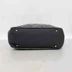 Chanel Tote Paris Biarritz Canvas Black Silver — view 3