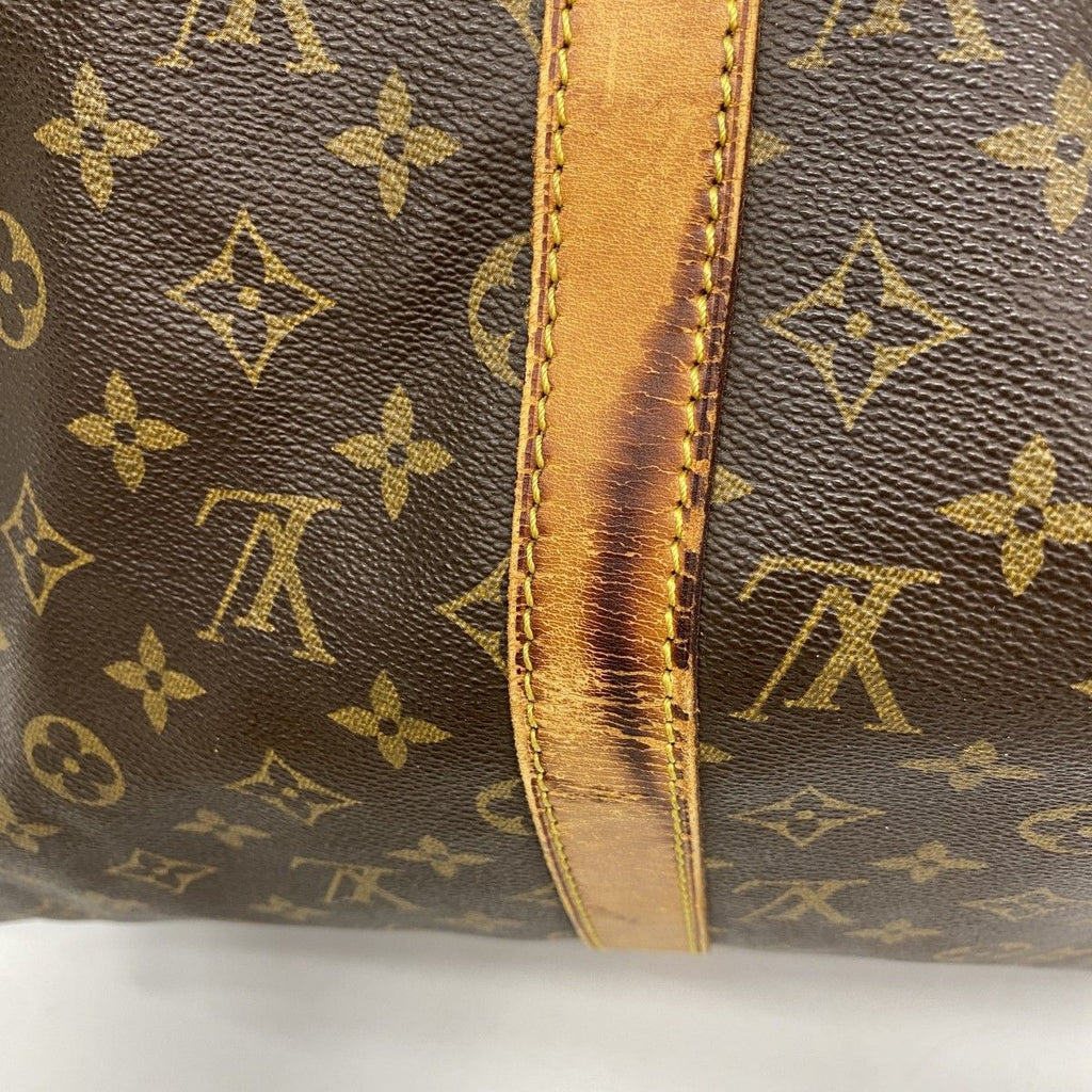 Louis Vuitton Boston Bag Monogram Keepall 50 Brown — view 7