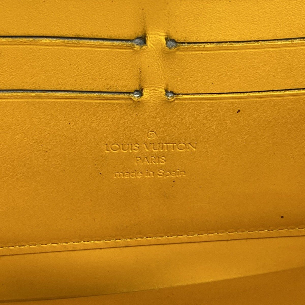 Louis Vuitton Wallet Vernis Zippy Jaune Passion — view 4