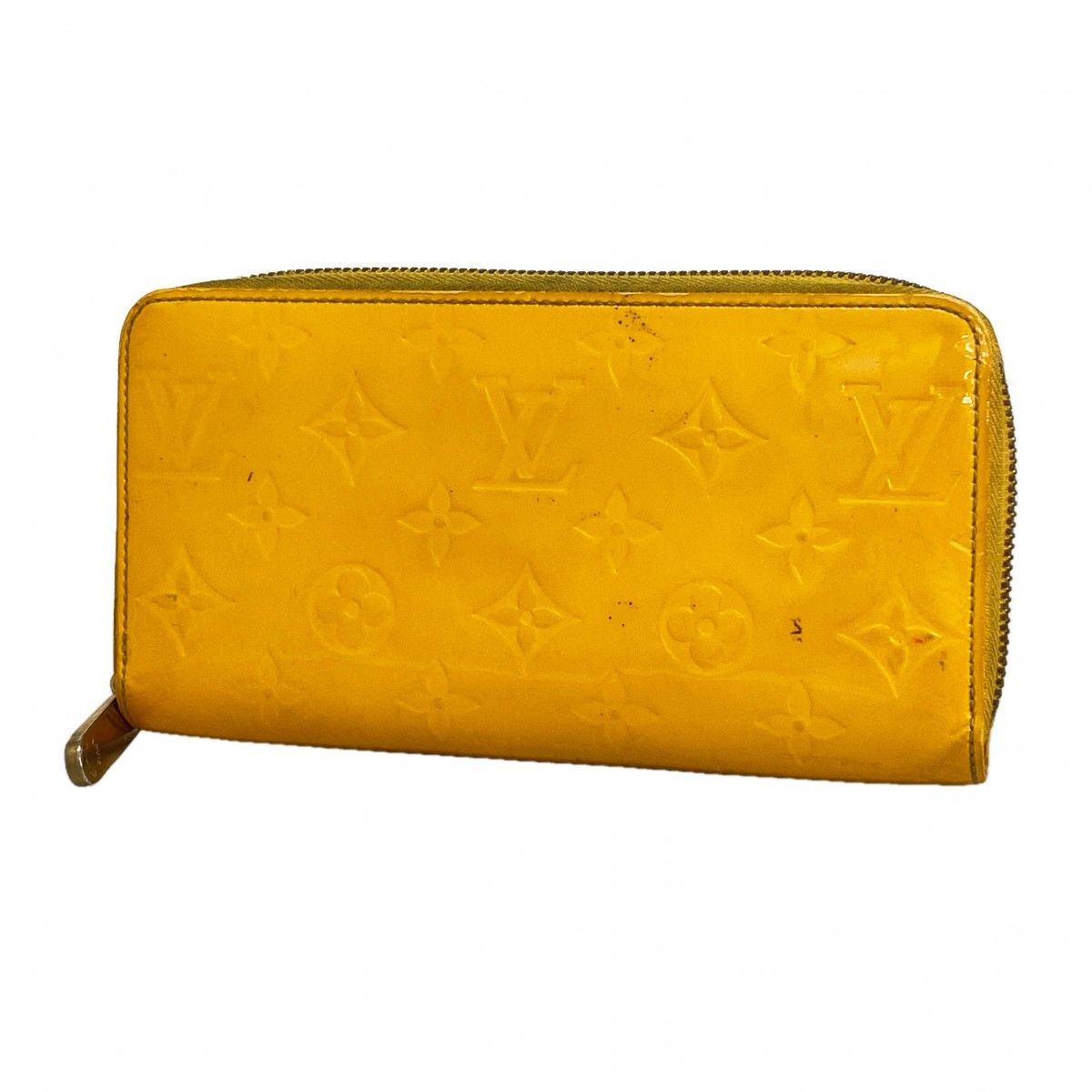 Louis Vuitton Wallet Vernis Zippy Jaune Passion