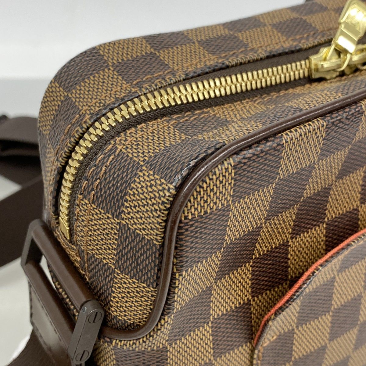 Louis Vuitton Shoulder Bag Damier Olaf PM Ebene — view 7