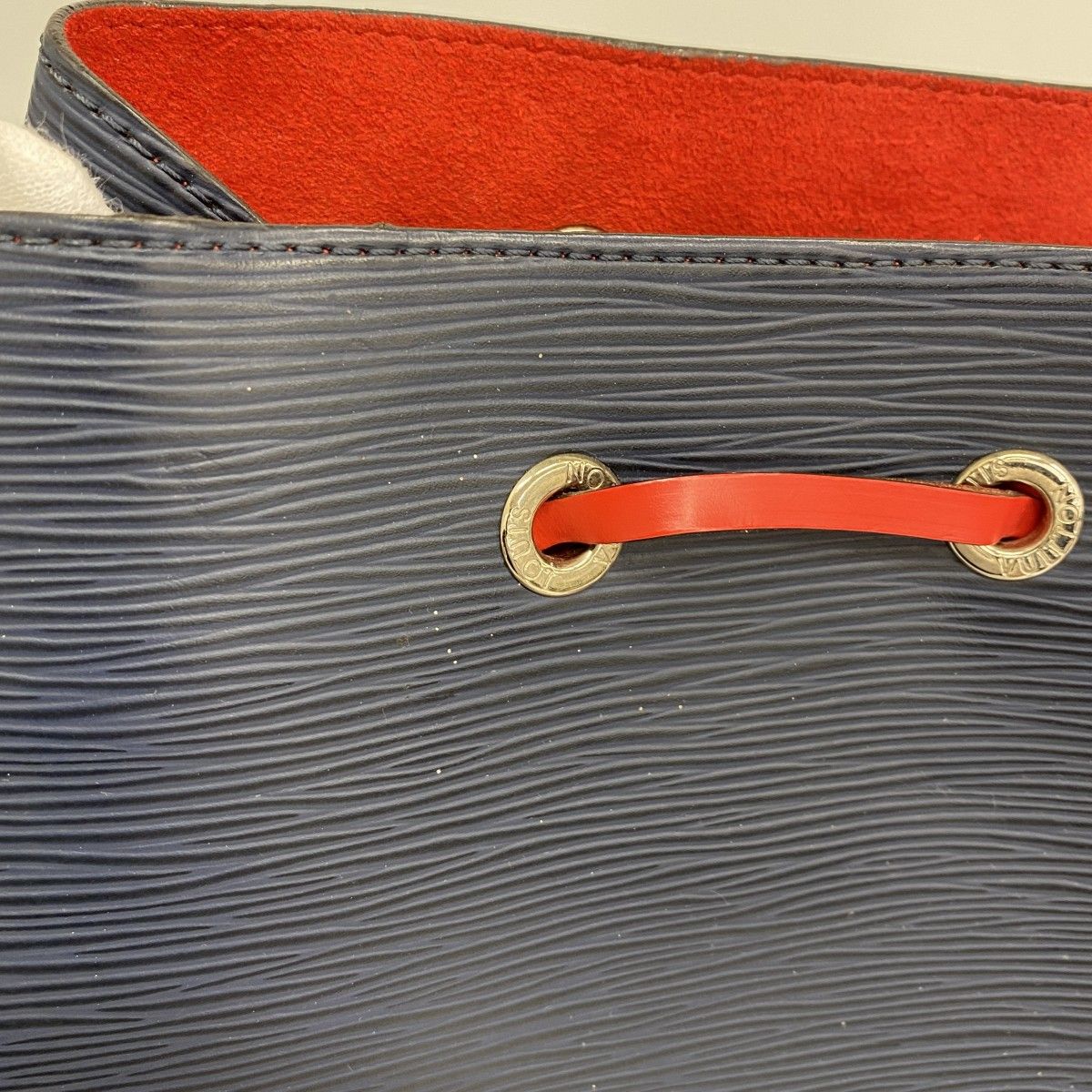 Louis Vuitton Shoulder Bag Epi Neo Noe Andigo Blue — view 9