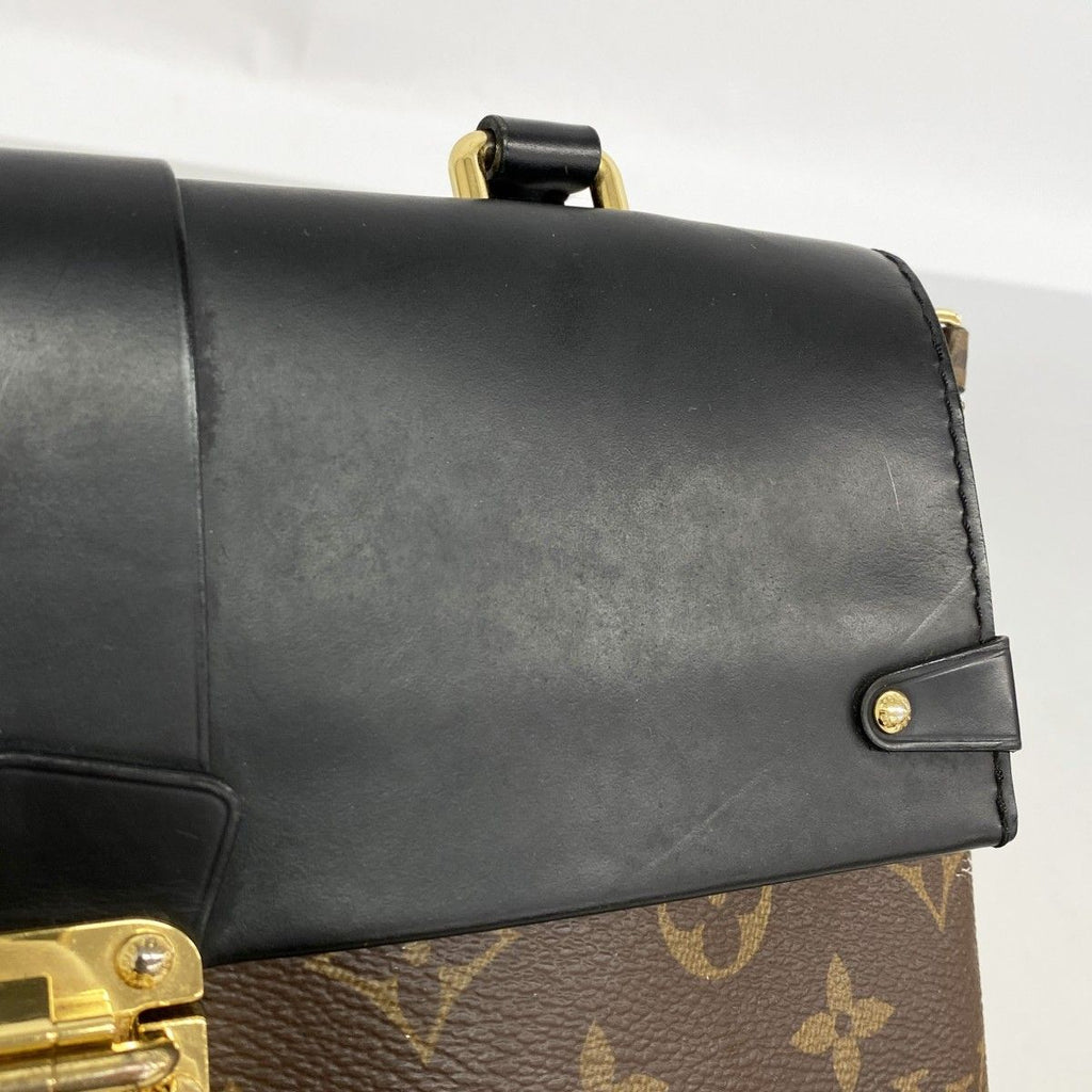 Louis Vuitton Handbag Monogram One Handle Flap Bag MM Noir 2-Way — view 7