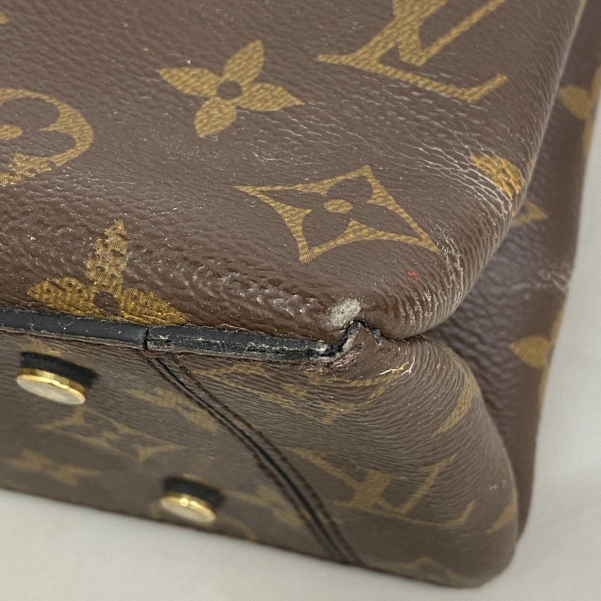 Louis Vuitton Handbag Monogram One Handle Flap Bag MM Noir 2-Way — view 6