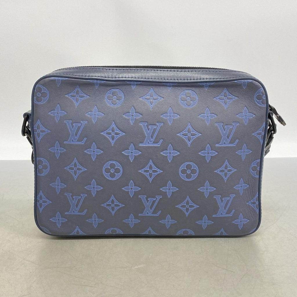 Louis Vuitton Shoulder Bag Monogram Shadow Duo Messenger Navy — view 9