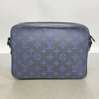 Louis Vuitton Shoulder Bag Monogram Shadow Duo Messenger Navy — view 9