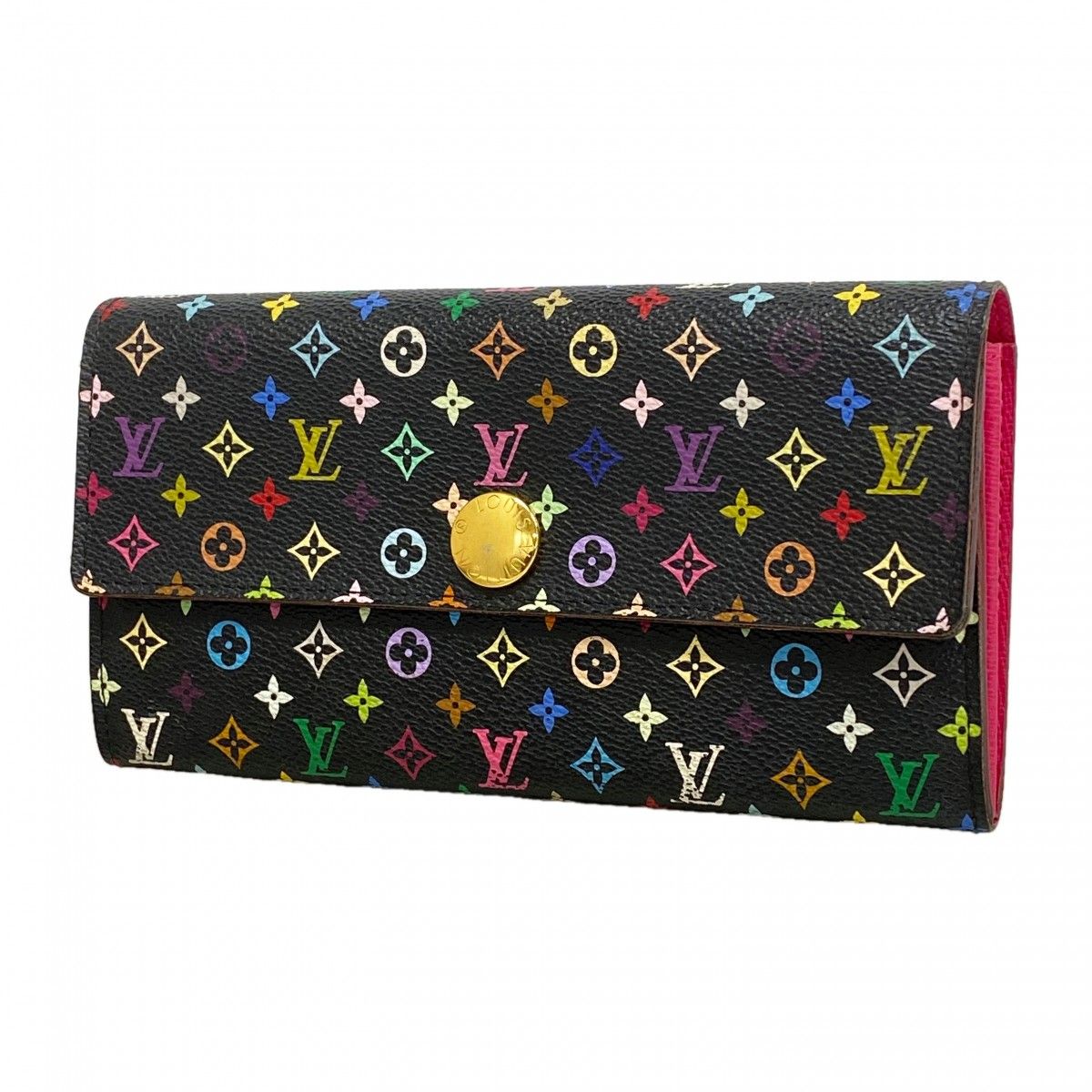 Louis Vuitton Wallet Monogram Multicolor Portefeuille Sarah Noir Grenade