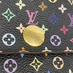 Louis Vuitton Wallet Monogram Multicolor Portefeuille Sarah Noir Grenade — view 9