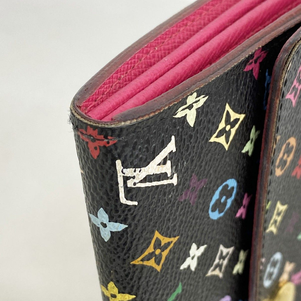 Louis Vuitton Wallet Monogram Multicolor Portefeuille Sarah Noir Grenade — view 7