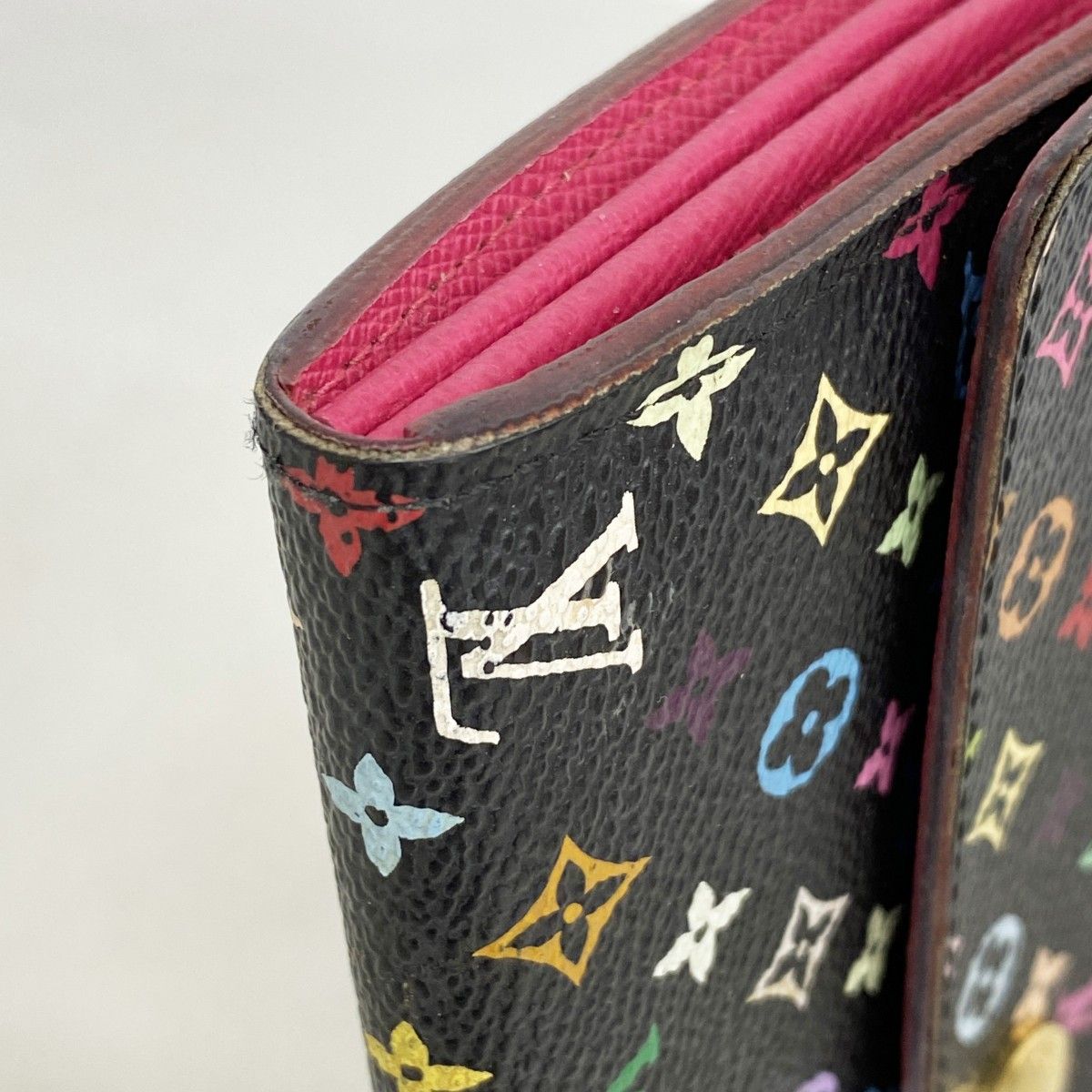 Louis Vuitton Wallet Monogram Multicolor Portefeuille Sarah Noir Grenade — view 7