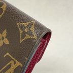 Louis Vuitton Coin Case Monogram Porte-Monnaie Rosalie Fuchsia — view 5