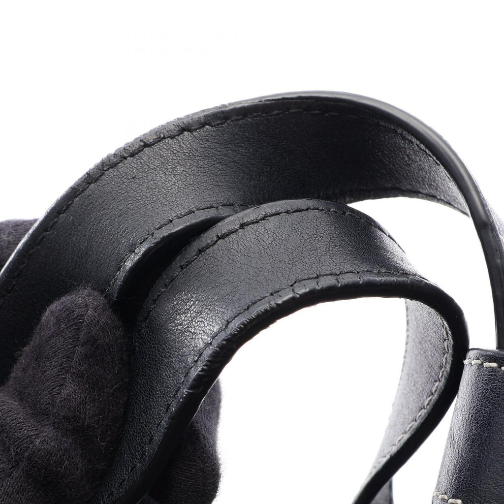 Loewe Handbag Hammock Small 2-Way Navy Black Leather — view 5