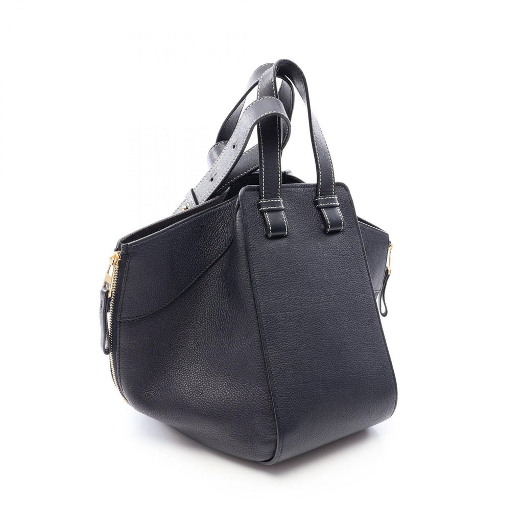 Loewe Handbag Hammock Small 2-Way Navy Black Leather — view 2