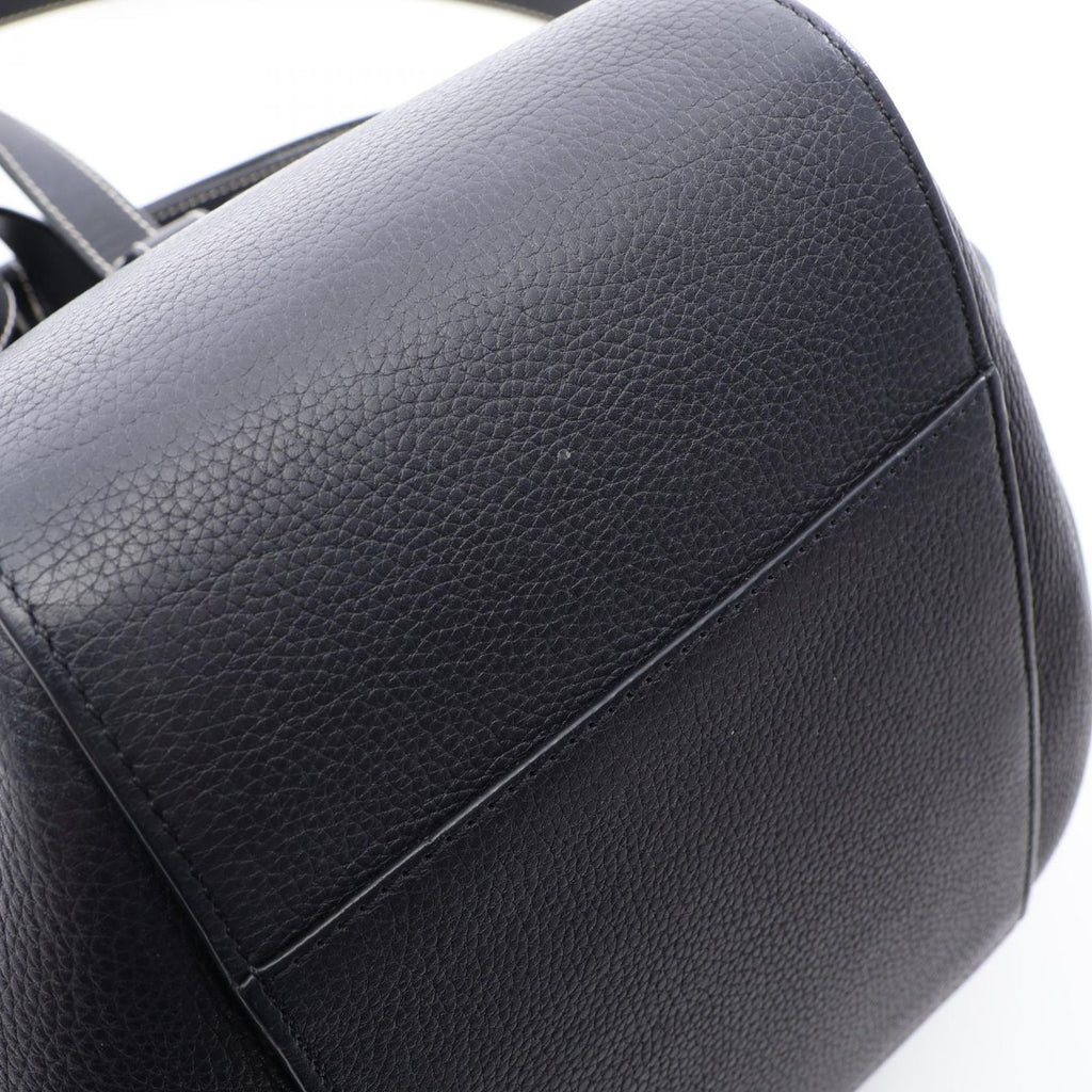 Loewe Handbag Hammock Small 2-Way Navy Black Leather — view 8